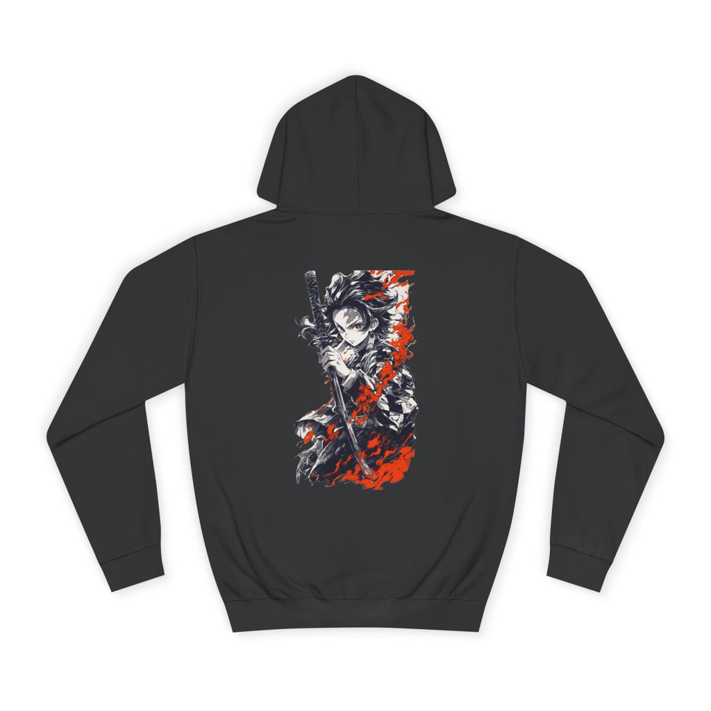 Demon Slayer Anime Gym Unisex Hoodie, Japanese Cartoon Workout Sweatshirt, Cosplay Costume, College Student Gift, Otaku Pullover Jacket