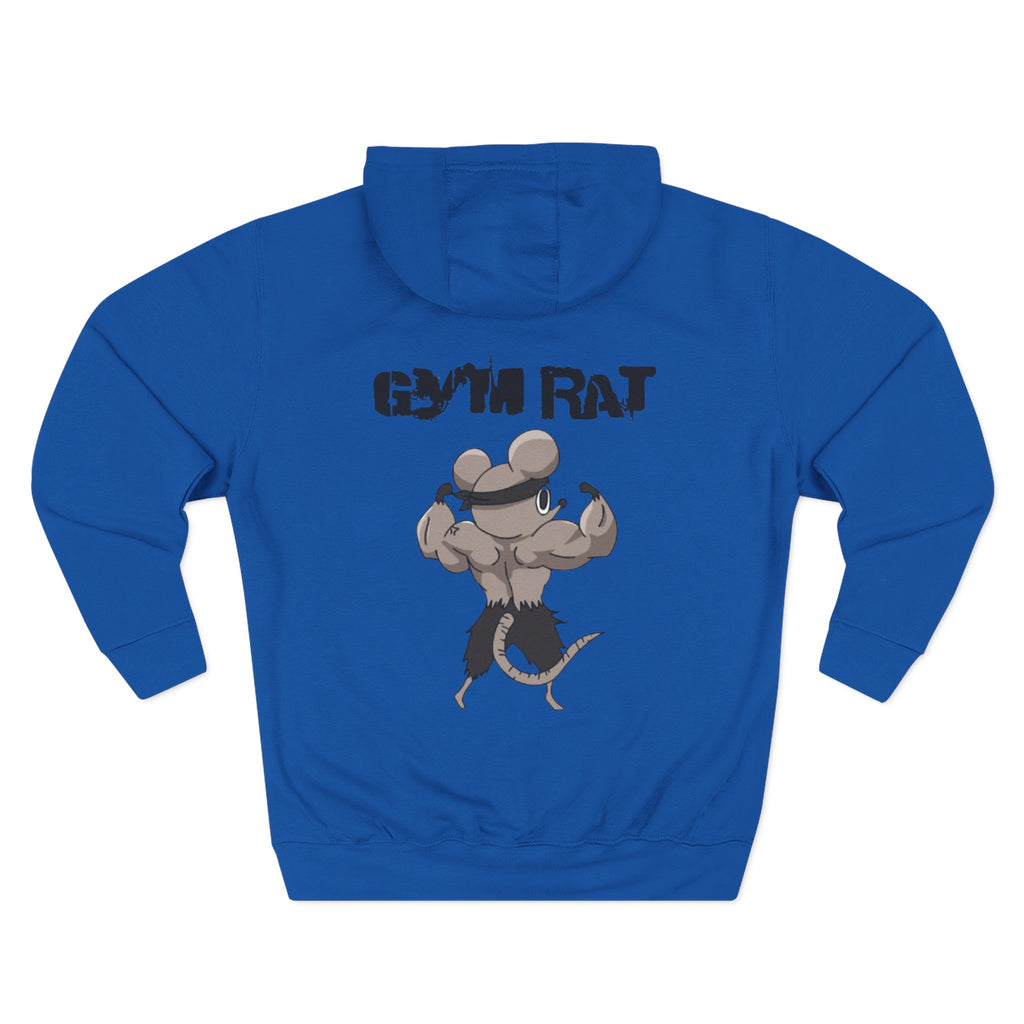 Anime Gym Rats Three-Panel Fleece Hoodie, Finess Body Builder Sweatshirt, Demon Slayer Gym Hoodie, Workout Anime Hoodie, Fitness Anime