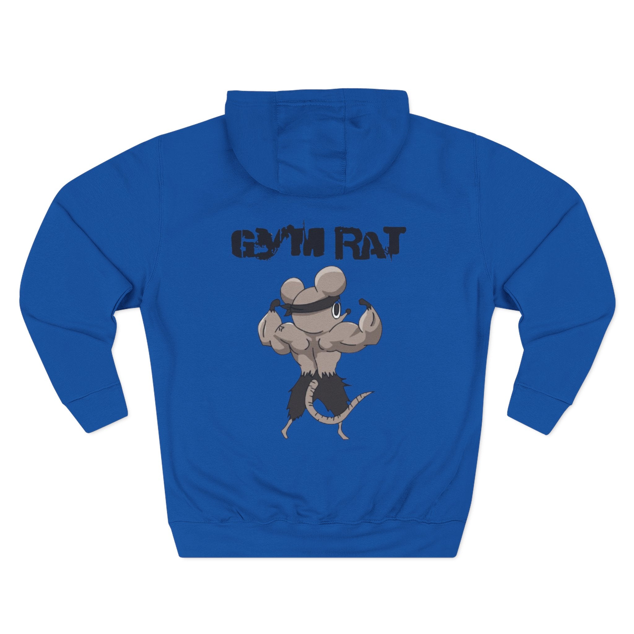 Anime Gym Rats Three-Panel Fleece Hoodie, Finess Body Builder Sweatshirt, Demon Slayer Gym Hoodie, Workout Anime Hoodie, Fitness Anime