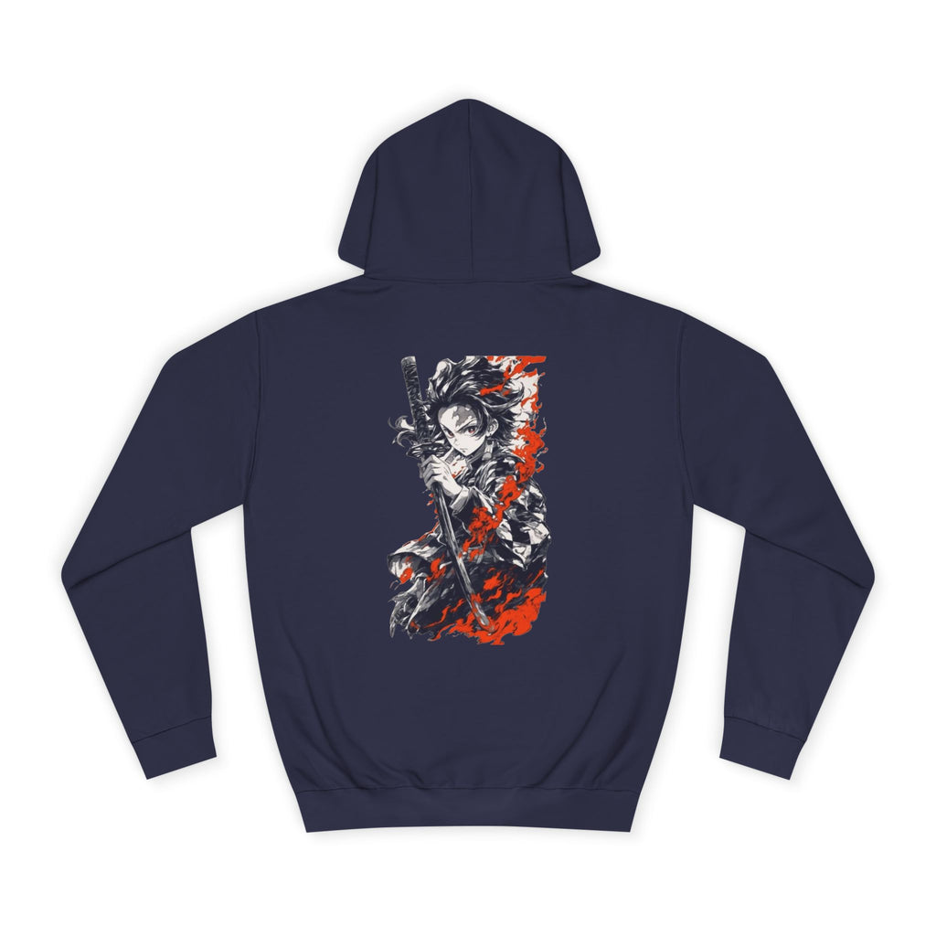 Demon Slayer Anime Gym Unisex Hoodie, Japanese Cartoon Workout Sweatshirt, Cosplay Costume, College Student Gift, Otaku Pullover Jacket