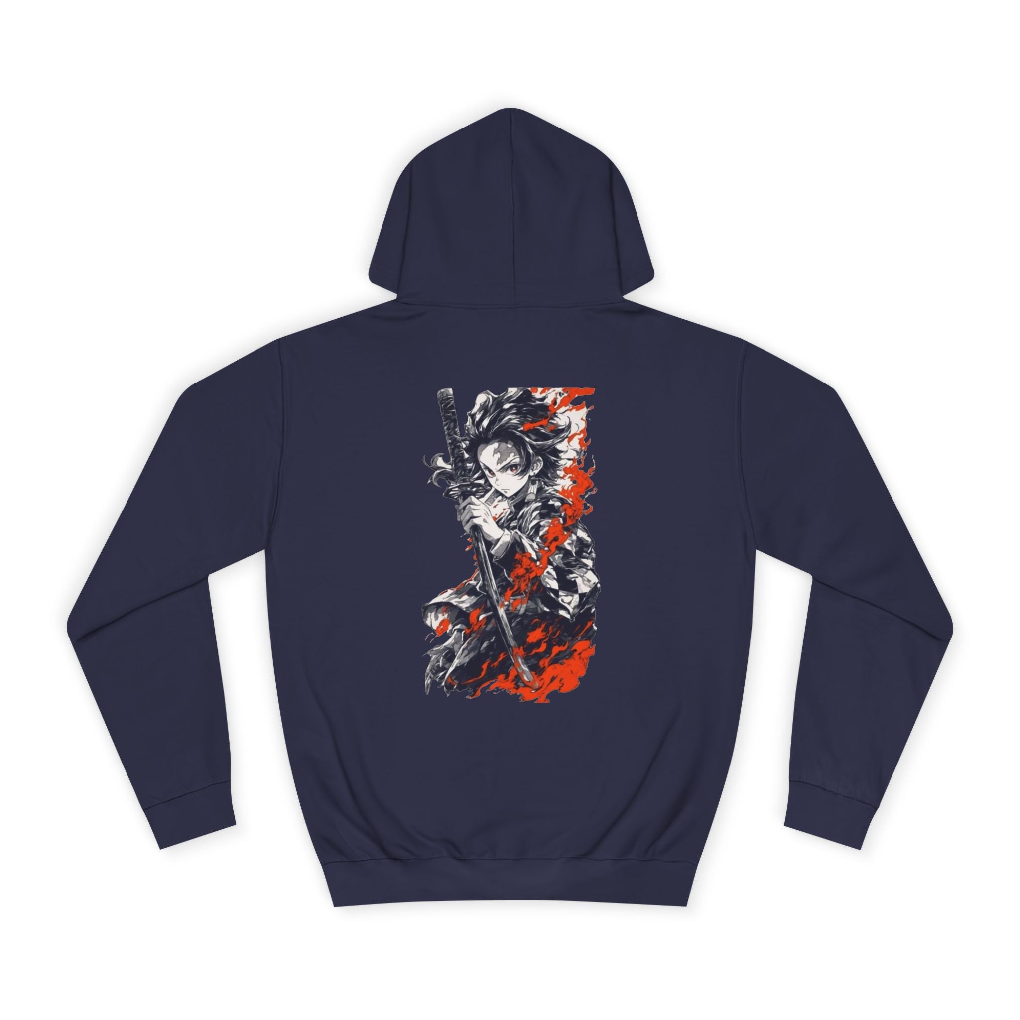 Demon Slayer Anime Gym Unisex Hoodie, Japanese Cartoon Workout Sweatshirt, Cosplay Costume, College Student Gift, Otaku Pullover Jacket