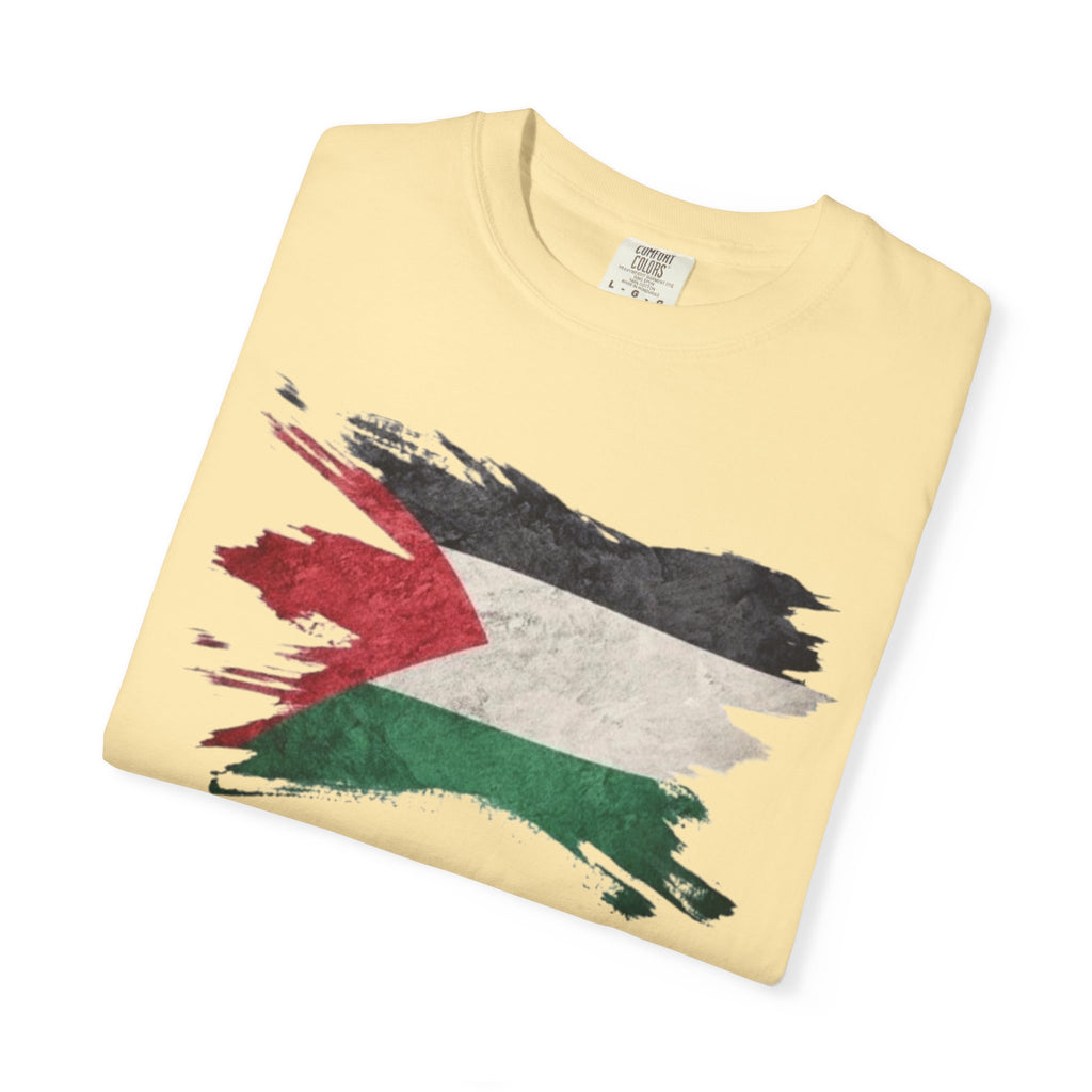 Free Palestine Garment-Dyed Unisex T-Shirt, Casual Wear, Activism Apparel, Gift for Supporters, Vintage Style Tee