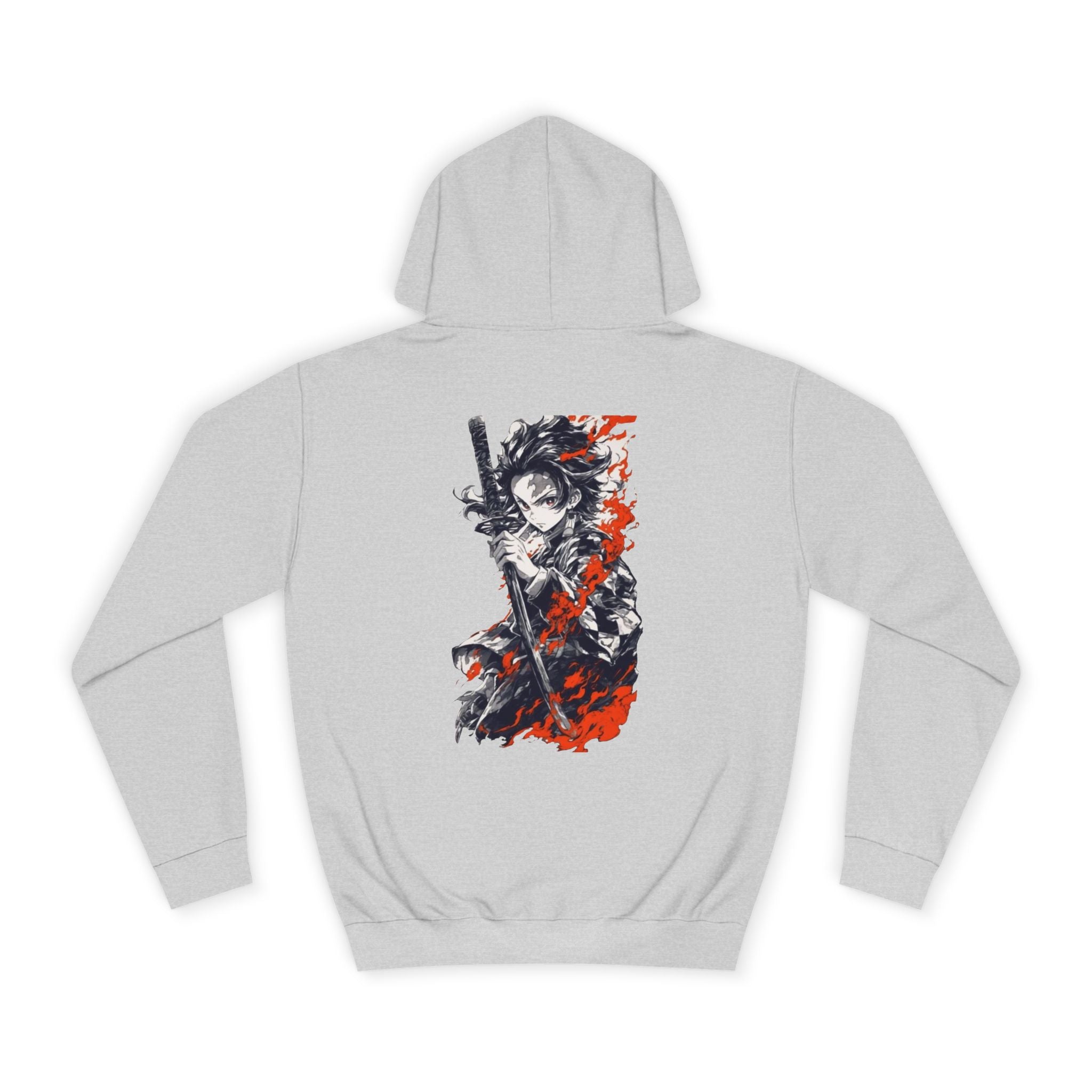 Demon Slayer Anime Gym Unisex Hoodie, Japanese Cartoon Workout Sweatshirt, Cosplay Costume, College Student Gift, Otaku Pullover Jacket