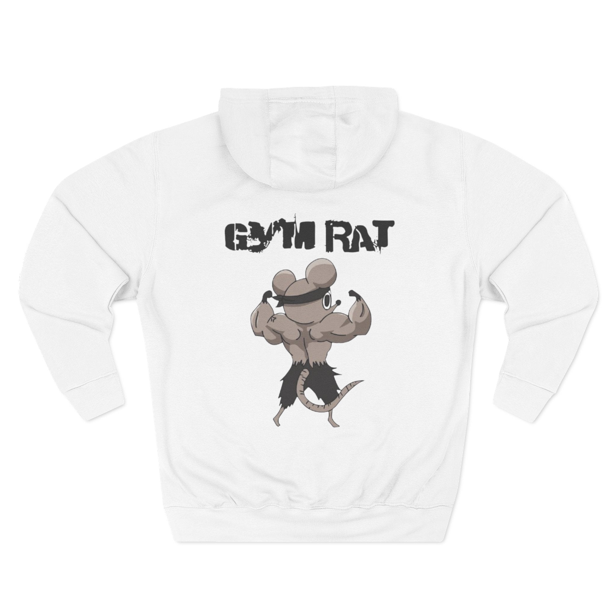 Anime Gym Rats Three-Panel Fleece Hoodie, Finess Body Builder Sweatshirt, Demon Slayer Gym Hoodie, Workout Anime Hoodie, Fitness Anime