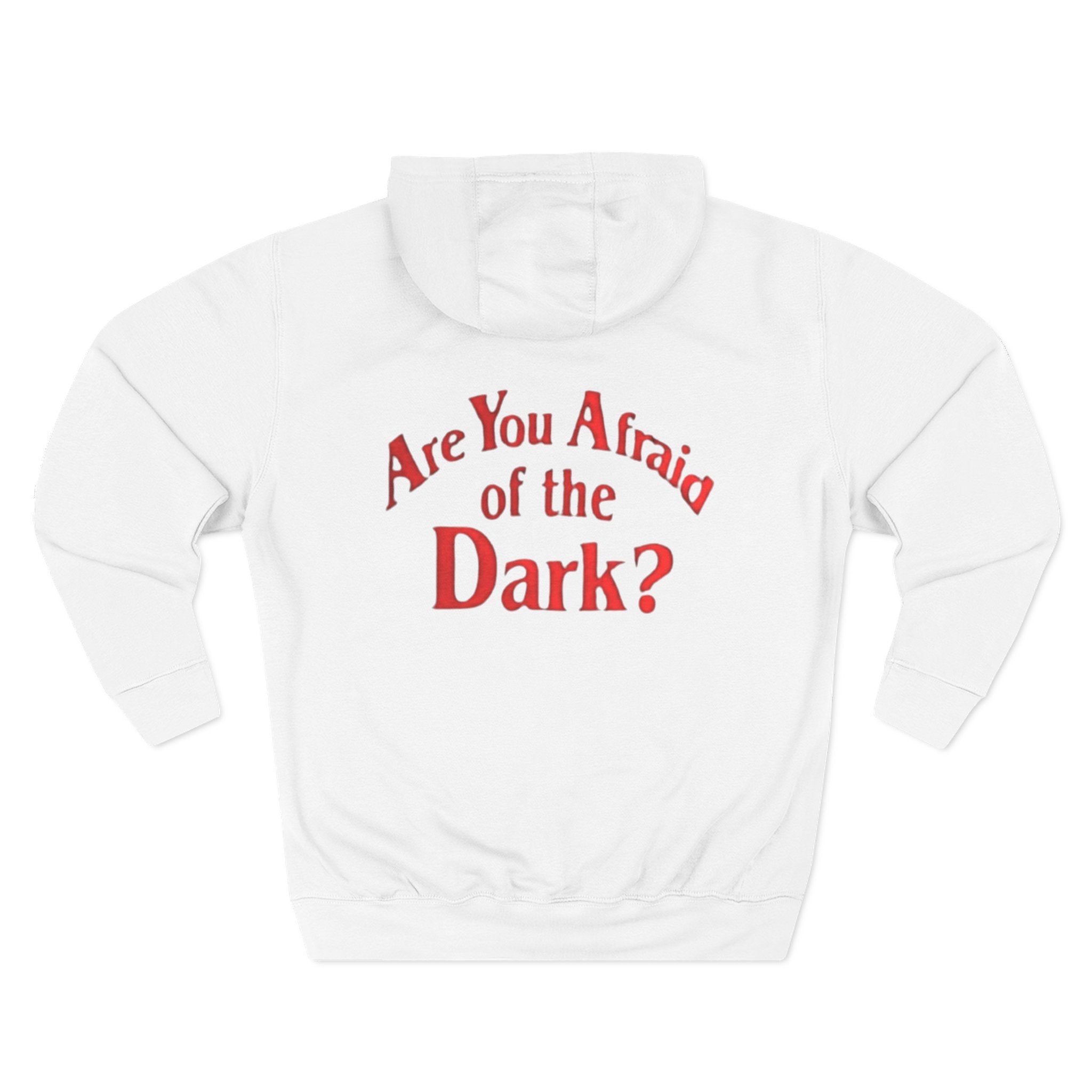 Spooky Graphic Hoodie, Cozy Halloween Sweatshirt, Funny Fleece Pullover, Perfect Gift for Teens, Unique Questioned Apparel