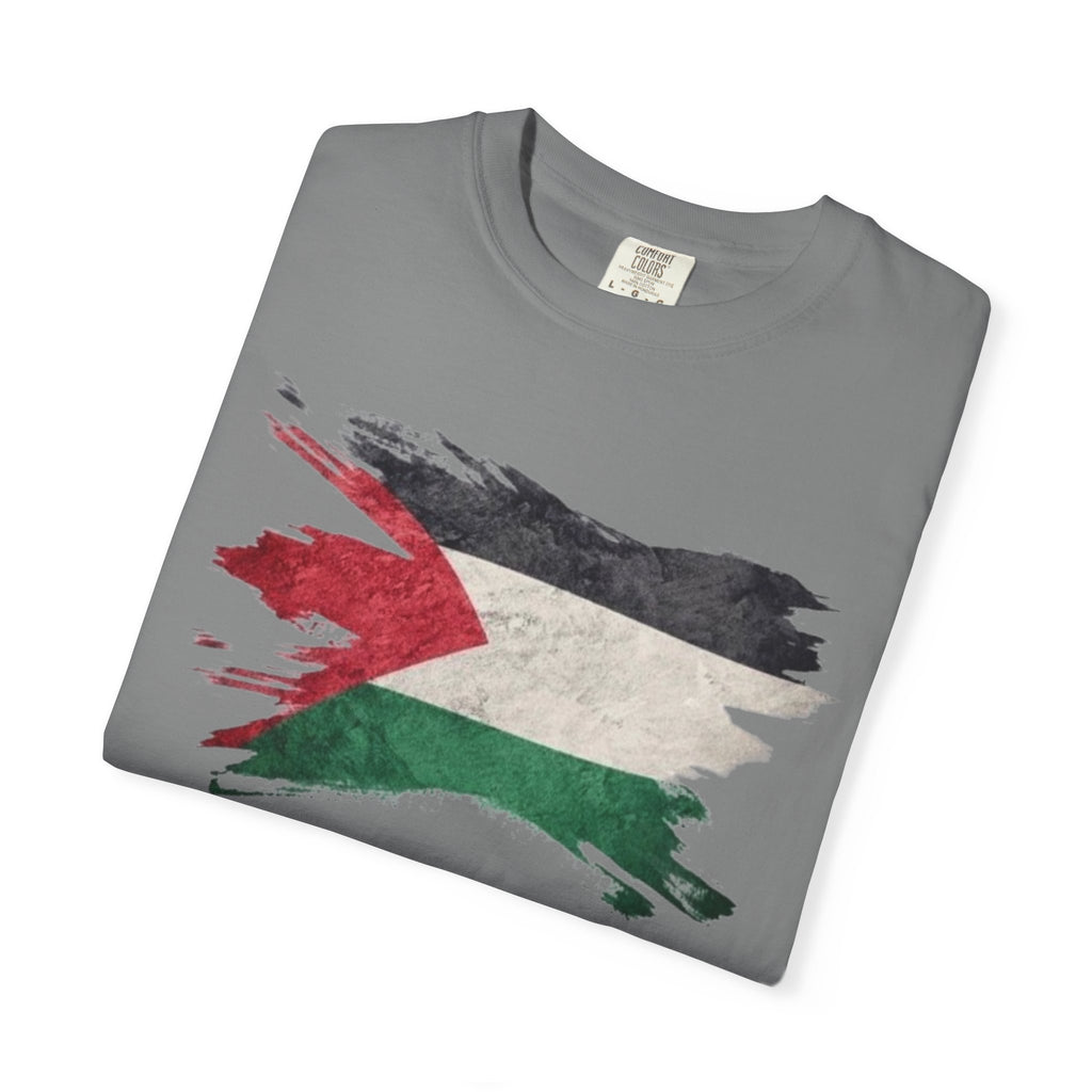 Free Palestine Garment-Dyed Unisex T-Shirt, Casual Wear, Activism Apparel, Gift for Supporters, Vintage Style Tee