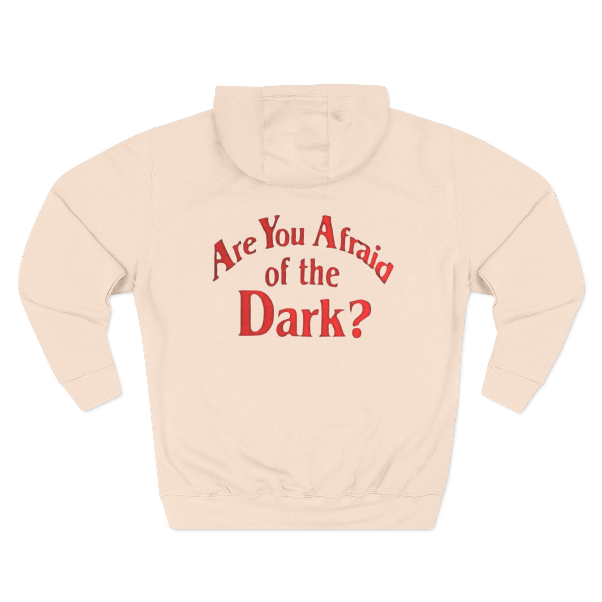 Spooky Graphic Hoodie, Cozy Halloween Sweatshirt, Funny Fleece Pullover, Perfect Gift for Teens, Unique Questioned Apparel