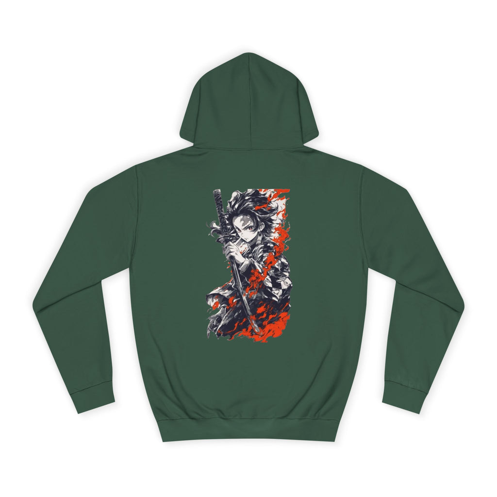 Demon Slayer Anime Gym Unisex Hoodie, Japanese Cartoon Workout Sweatshirt, Cosplay Costume, College Student Gift, Otaku Pullover Jacket