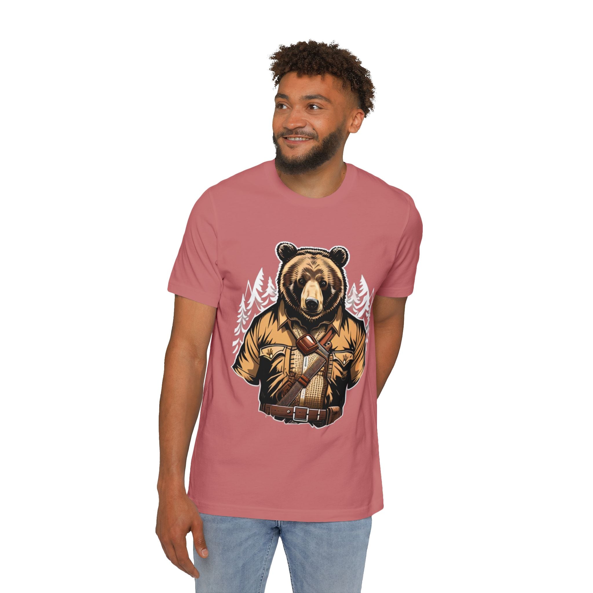 Hunting Season Unisex T-Shirt, Deer Hunt Beer Shirt, USA-Made Tee, Short-Sleeve Jersey Top, Hunter Gift