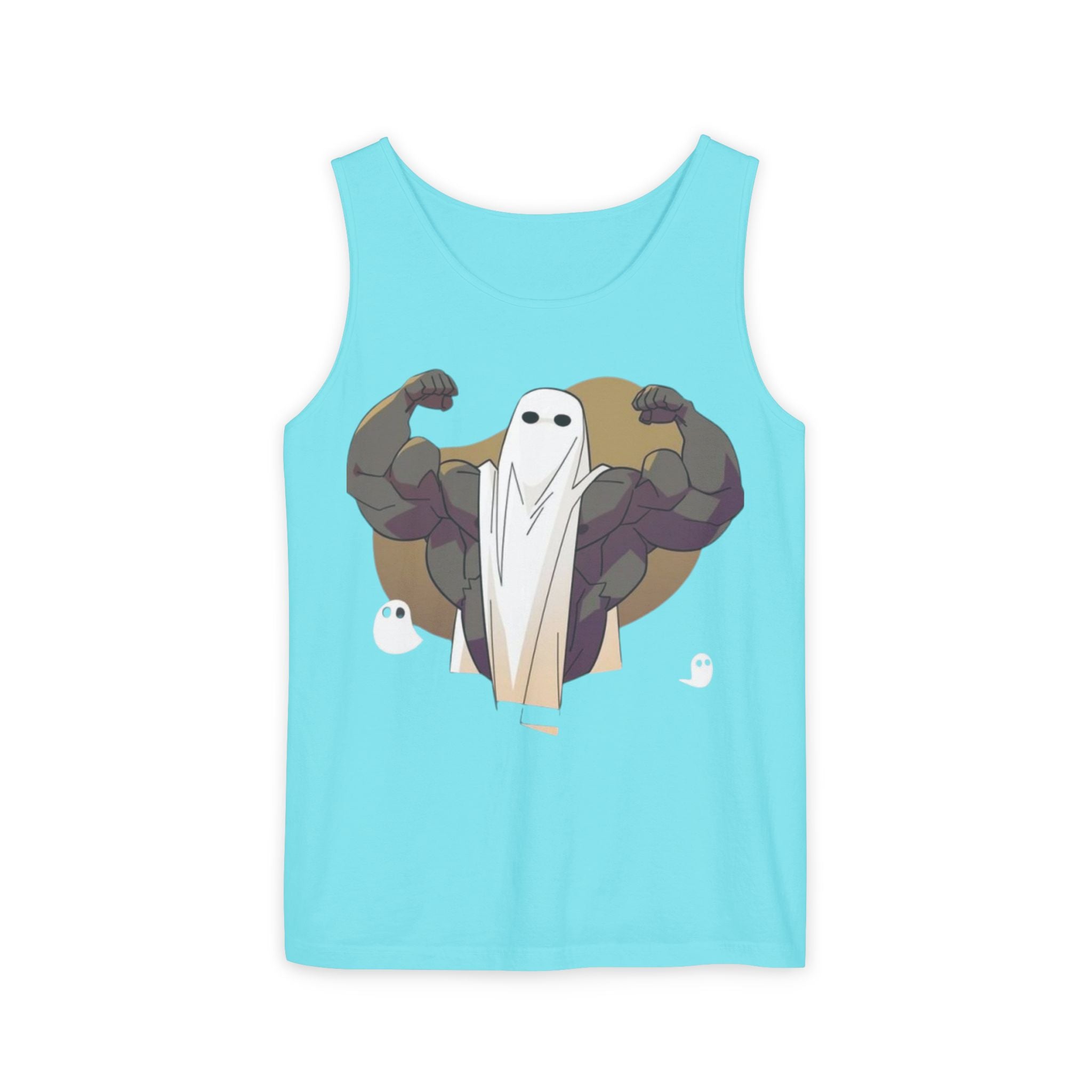 Vintage Distressed Unisex Tank Top - Retro Gym Ghost Shirt, Muscle Tee, Workout Sleeveless Top, Fitness Tank, Athletic Wear