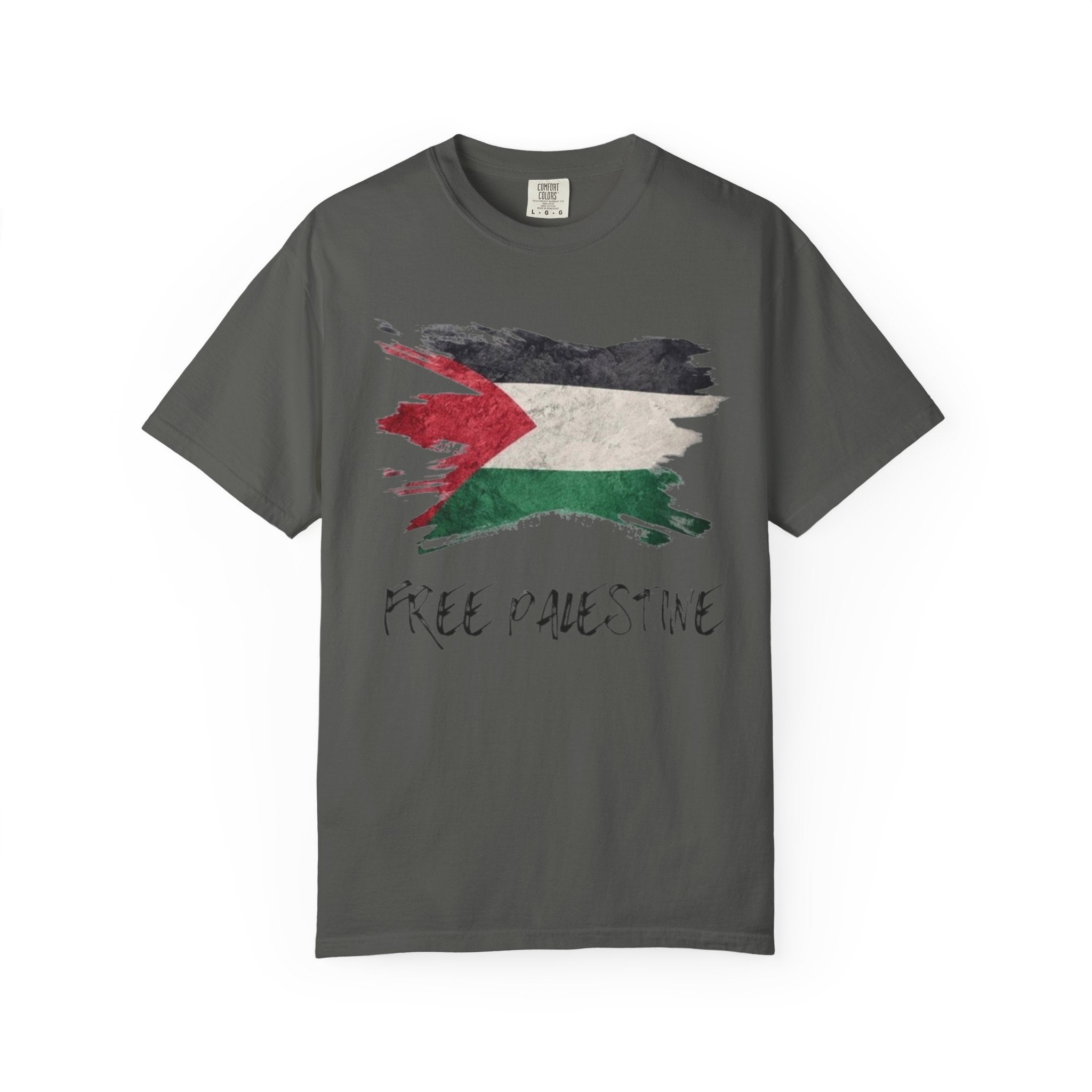 Free Palestine Garment-Dyed Unisex T-Shirt, Casual Wear, Activism Apparel, Gift for Supporters, Vintage Style Tee