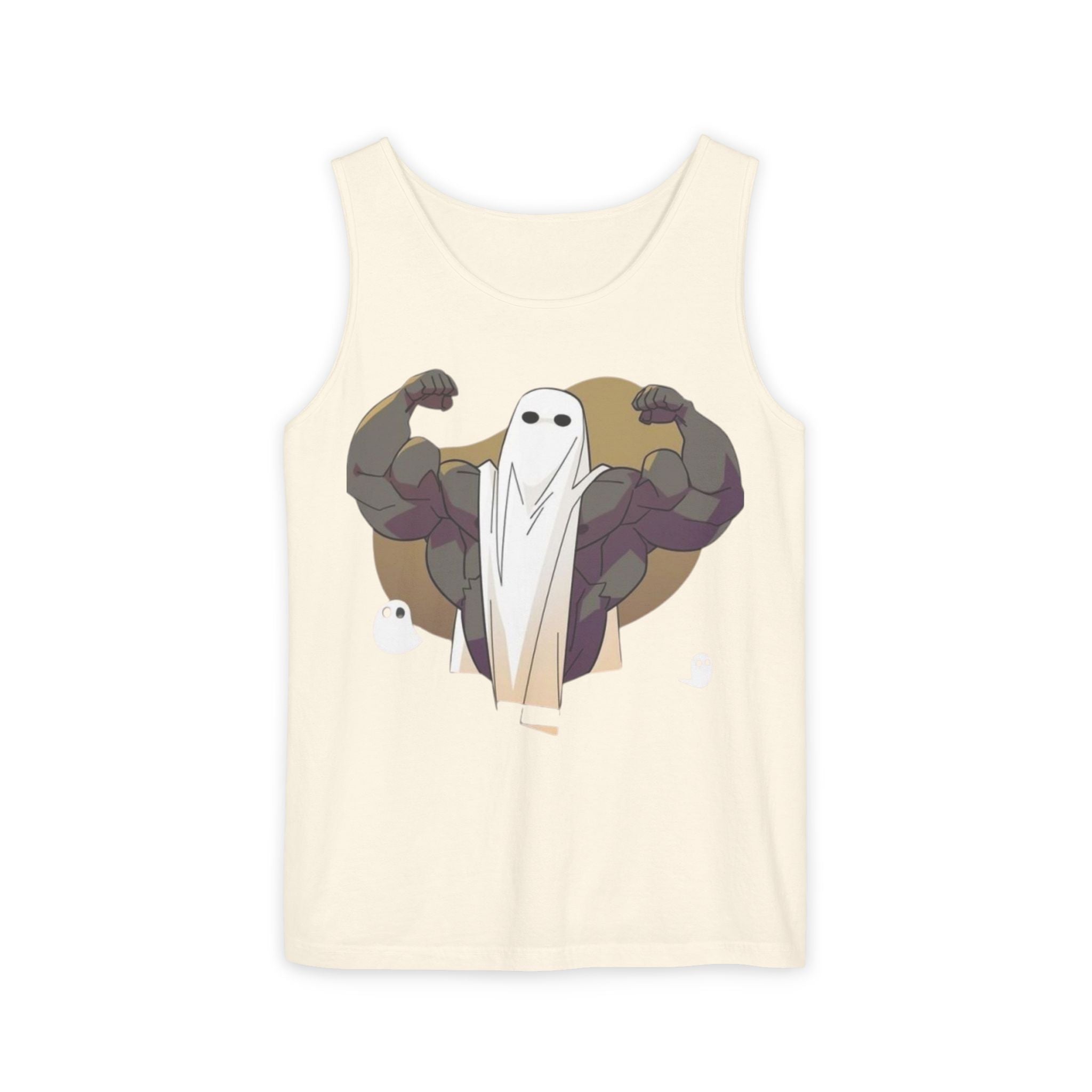 Vintage Distressed Unisex Tank Top - Retro Gym Ghost Shirt, Muscle Tee, Workout Sleeveless Top, Fitness Tank, Athletic Wear