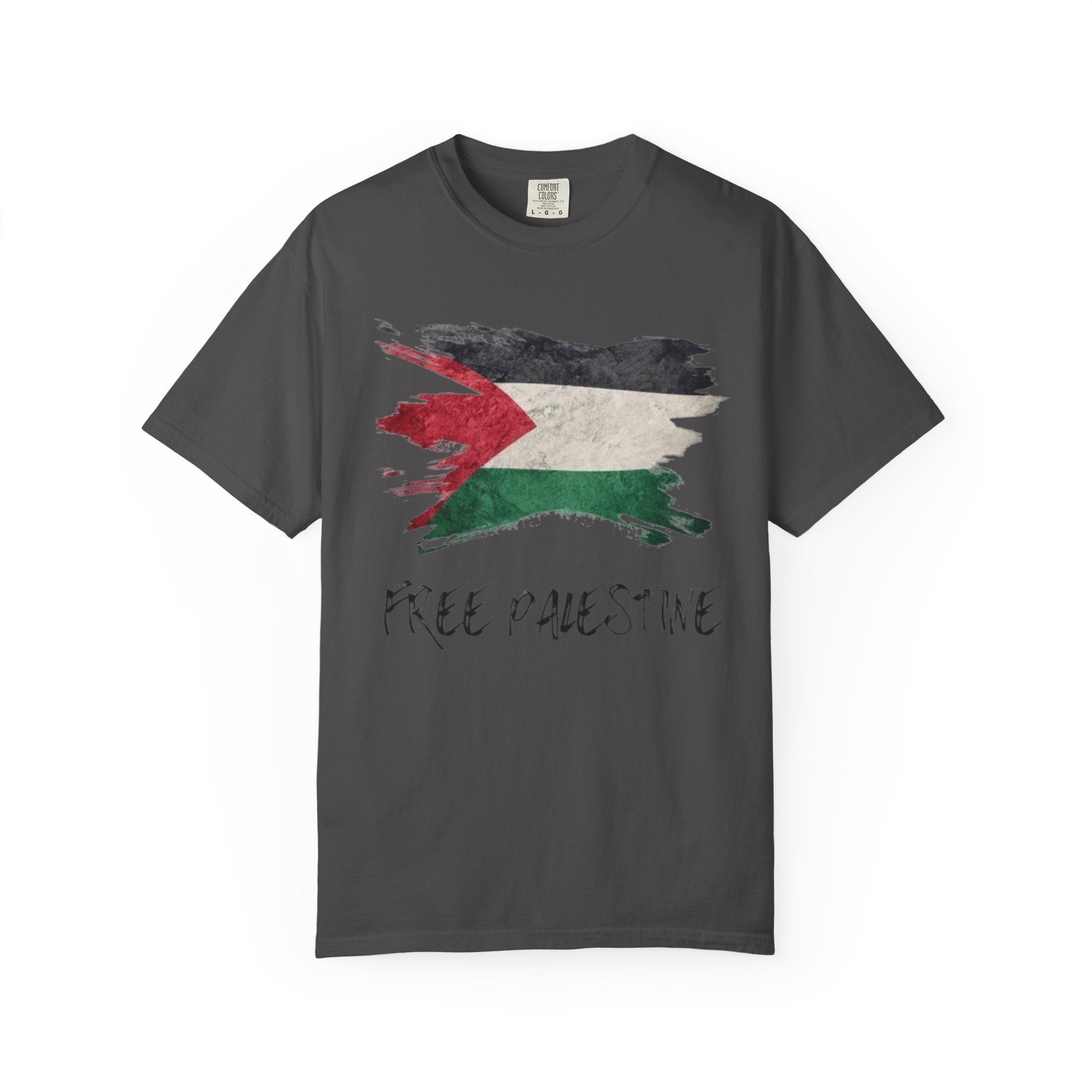 Free Palestine Garment-Dyed Unisex T-Shirt, Casual Wear, Activism Apparel, Gift for Supporters, Vintage Style Tee