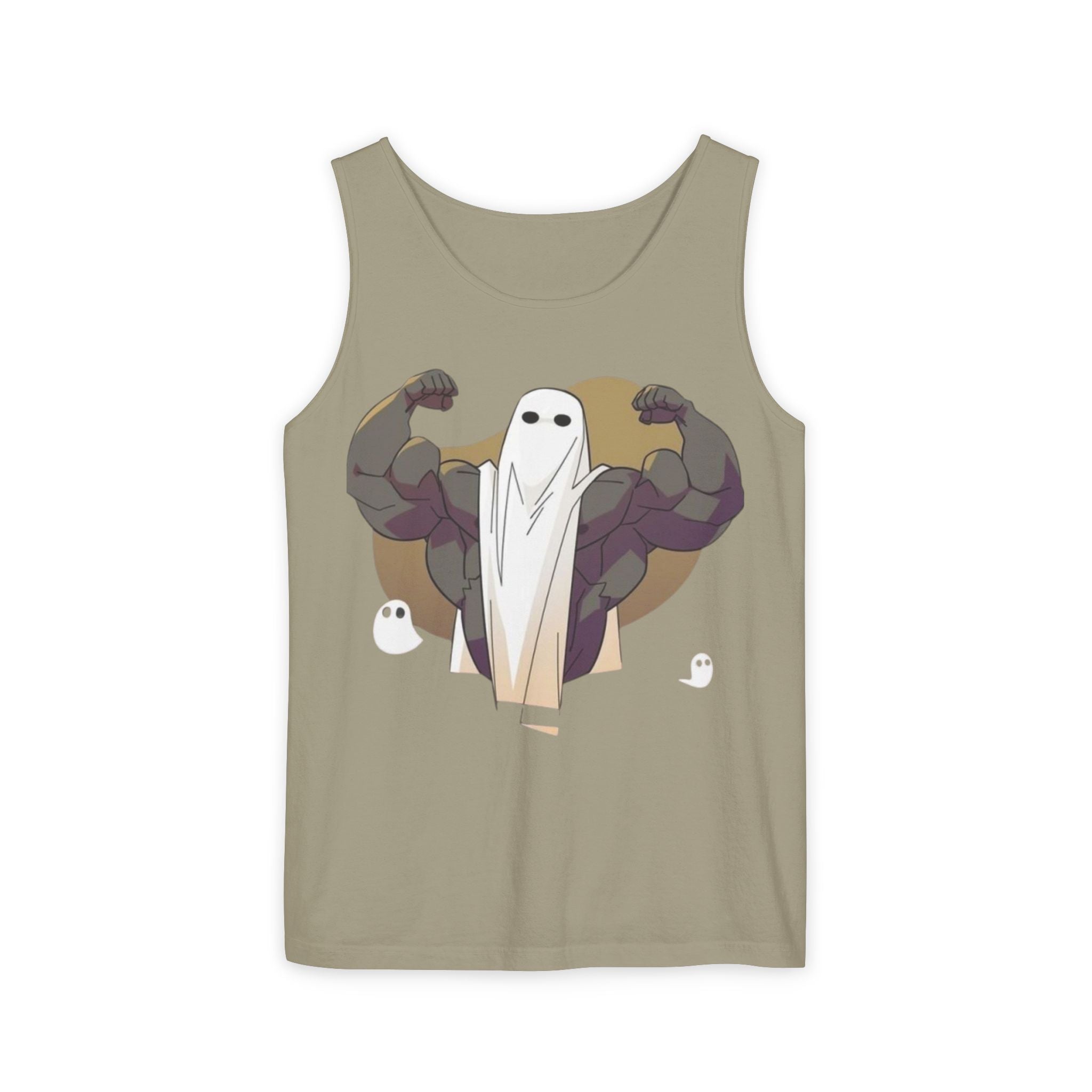Vintage Distressed Unisex Tank Top - Retro Gym Ghost Shirt, Muscle Tee, Workout Sleeveless Top, Fitness Tank, Athletic Wear