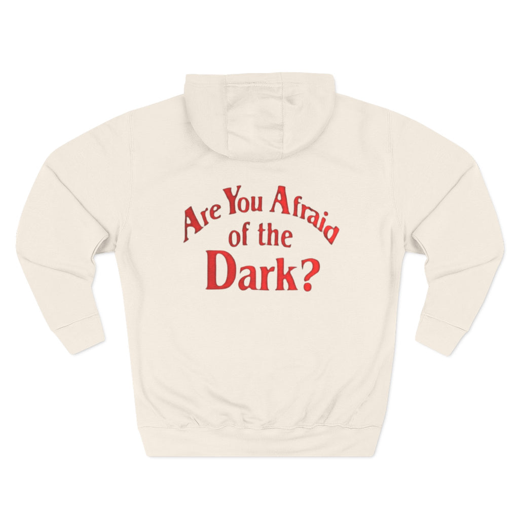 Spooky Graphic Hoodie, Cozy Halloween Sweatshirt, Funny Fleece Pullover, Perfect Gift for Teens, Unique Questioned Apparel