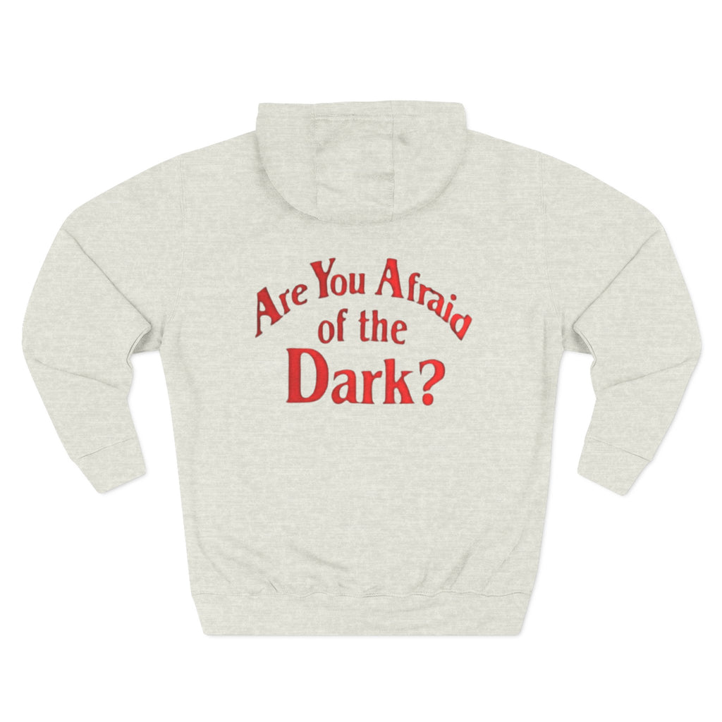Spooky Graphic Hoodie, Cozy Halloween Sweatshirt, Funny Fleece Pullover, Perfect Gift for Teens, Unique Questioned Apparel