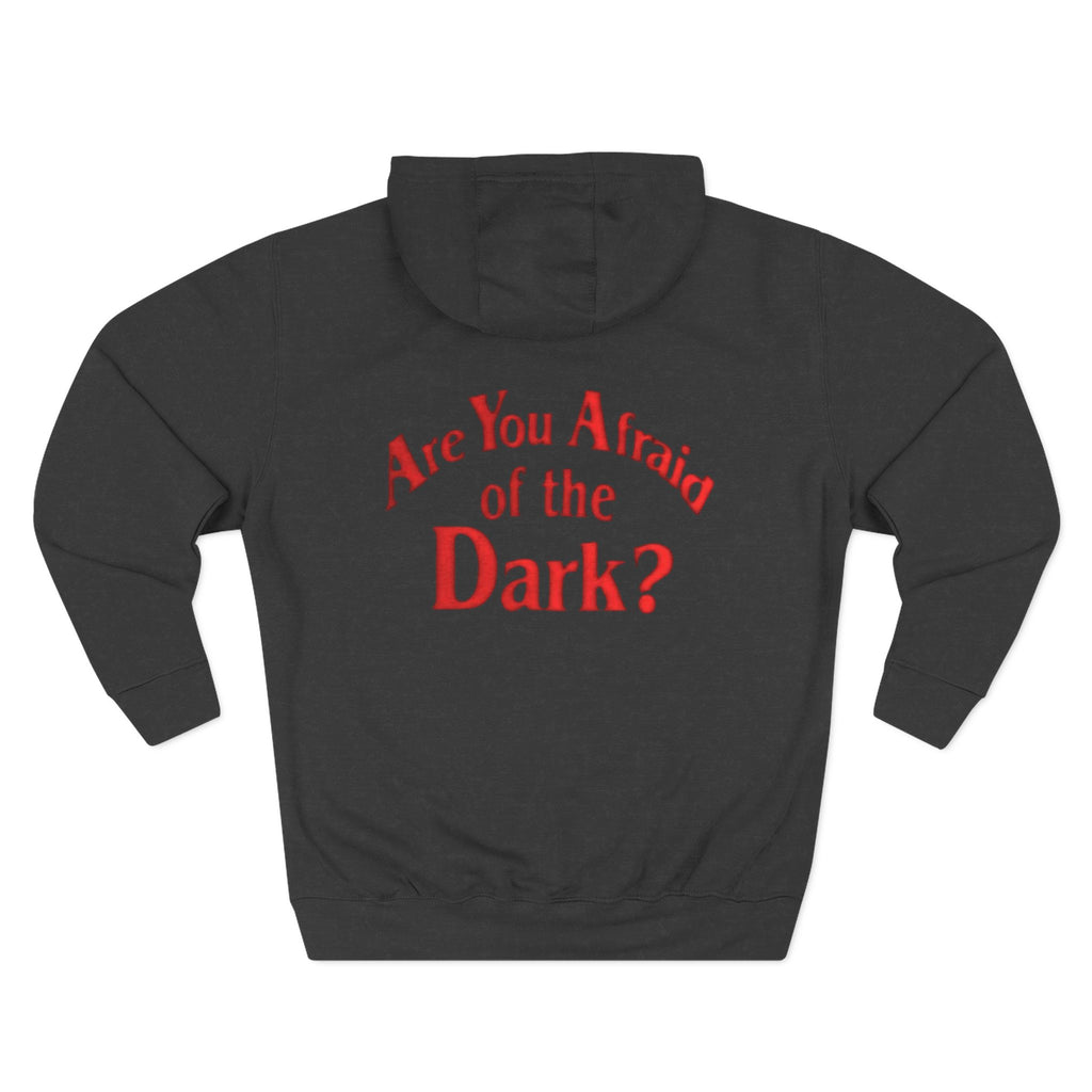 Spooky Graphic Hoodie, Cozy Halloween Sweatshirt, Funny Fleece Pullover, Perfect Gift for Teens, Unique Questioned Apparel