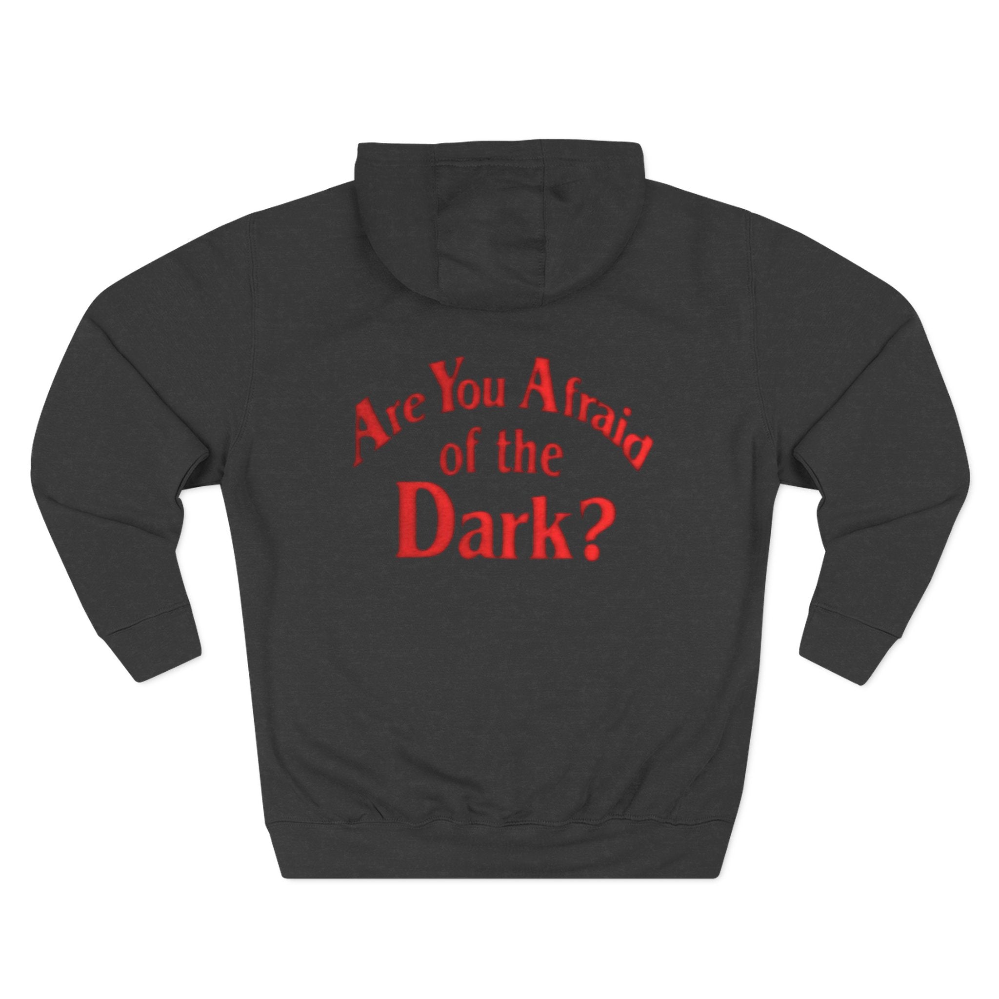 Spooky Graphic Hoodie, Cozy Halloween Sweatshirt, Funny Fleece Pullover, Perfect Gift for Teens, Unique Questioned Apparel