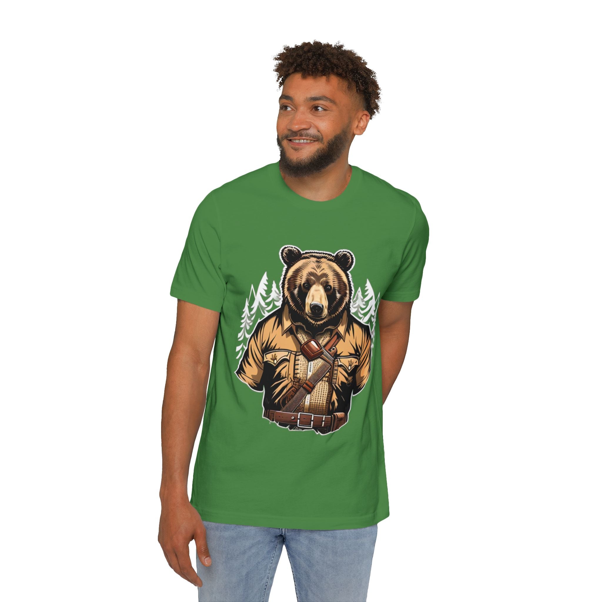 Hunting Season Unisex T-Shirt, Deer Hunt Beer Shirt, USA-Made Tee, Short-Sleeve Jersey Top, Hunter Gift