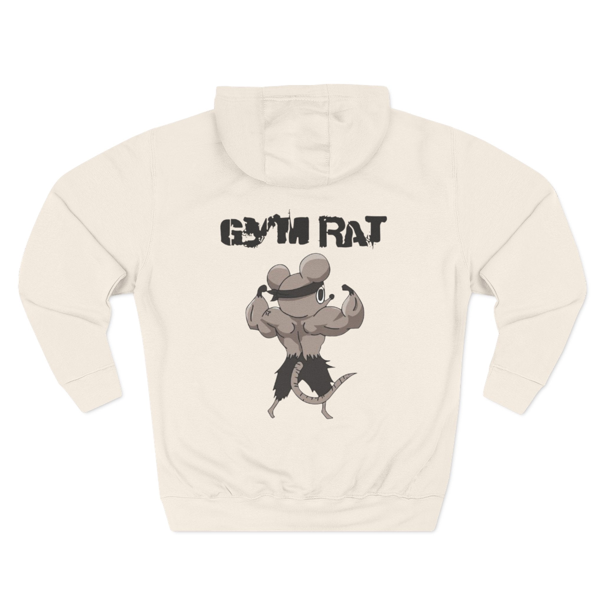Anime Gym Rats Three-Panel Fleece Hoodie, Finess Body Builder Sweatshirt, Demon Slayer Gym Hoodie, Workout Anime Hoodie, Fitness Anime