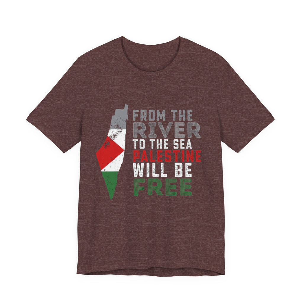 Free palestine T-Shirt, Protest Tee, Social Justice Top, Human Rights Clothing, Solidarity Shirt