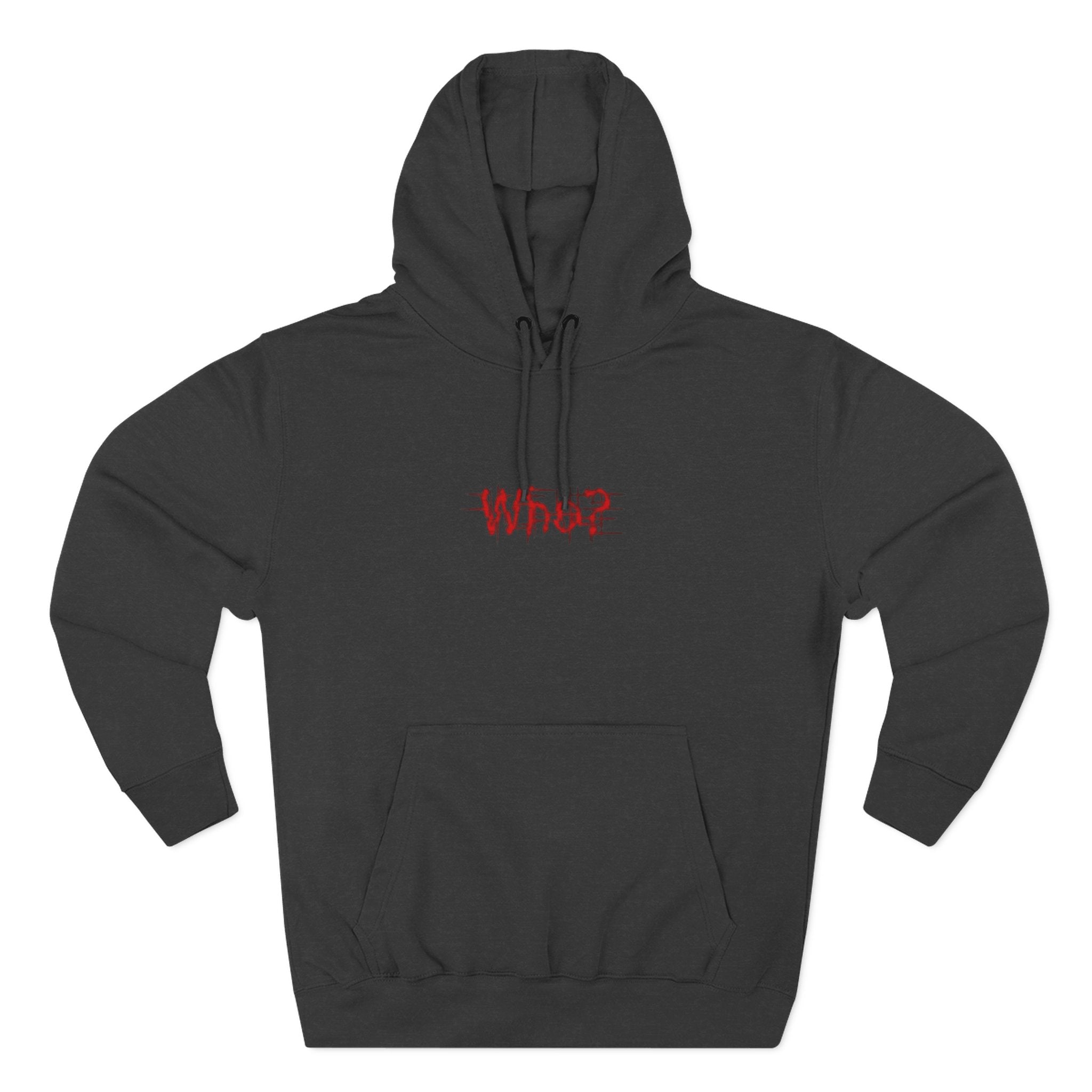 Spooky Graphic Hoodie, Cozy Halloween Sweatshirt, Funny Fleece Pullover, Perfect Gift for Teens, Unique Questioned Apparel