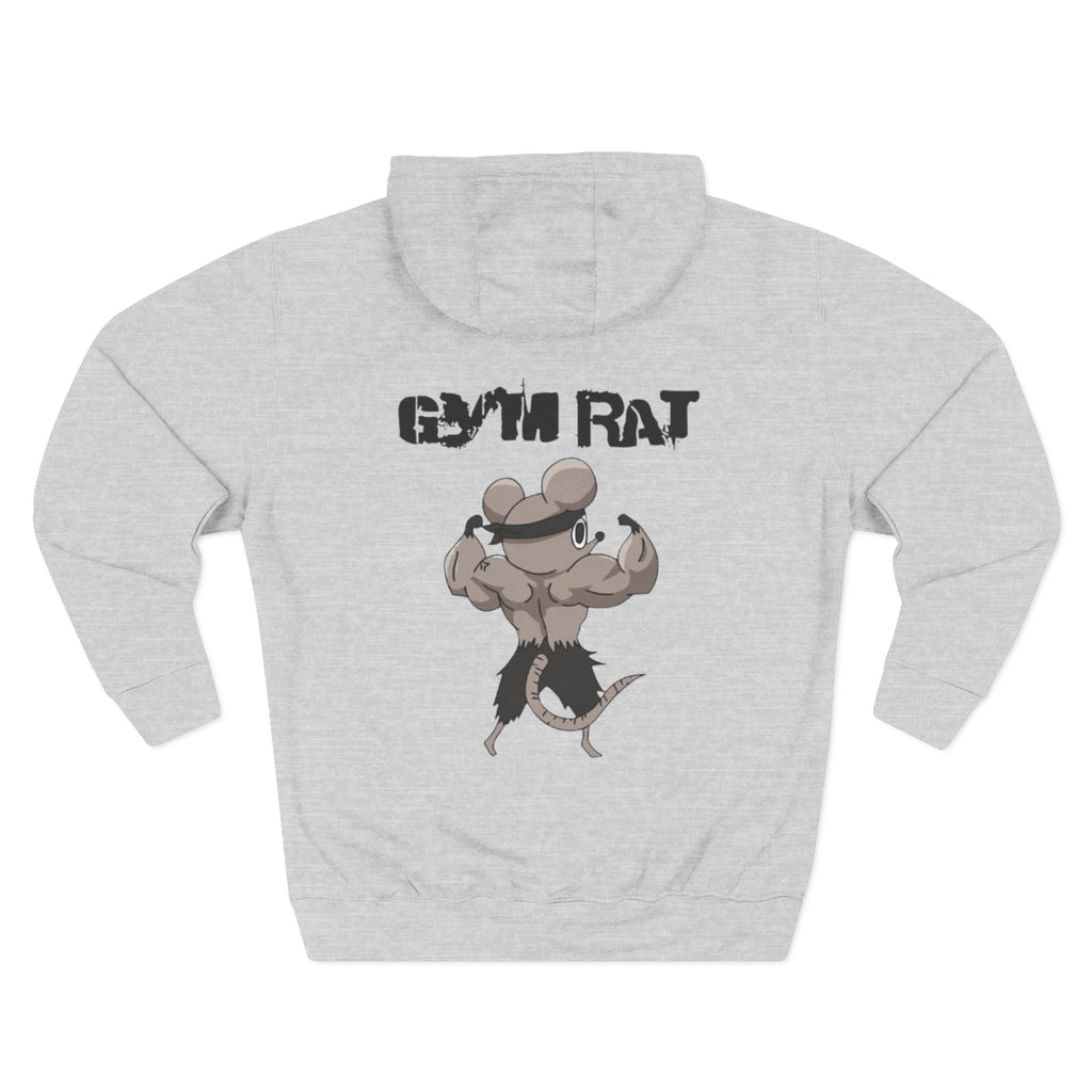 Anime Gym Rats Three-Panel Fleece Hoodie, Finess Body Builder Sweatshirt, Demon Slayer Gym Hoodie, Workout Anime Hoodie, Fitness Anime