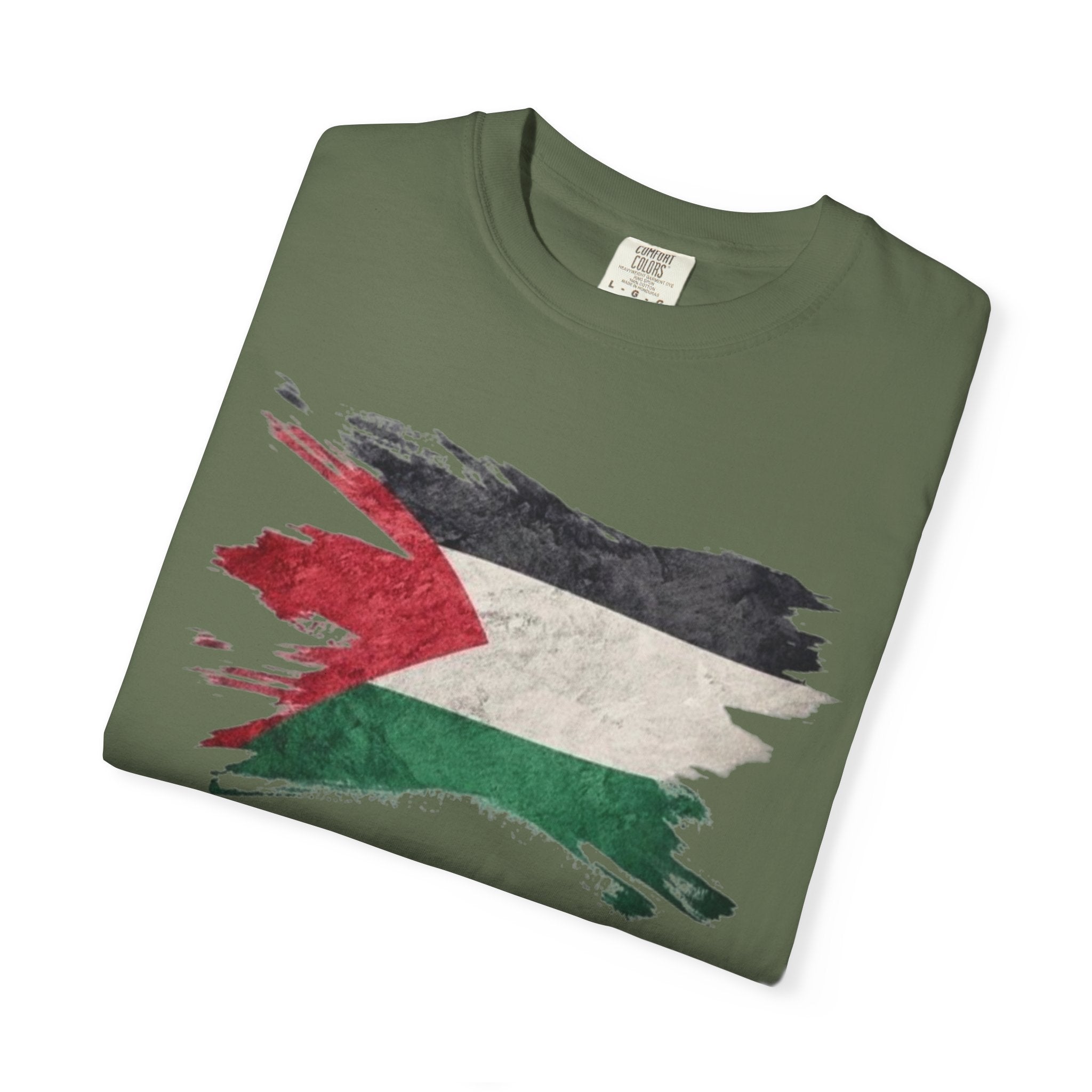 Free Palestine Garment-Dyed Unisex T-Shirt, Casual Wear, Activism Apparel, Gift for Supporters, Vintage Style Tee