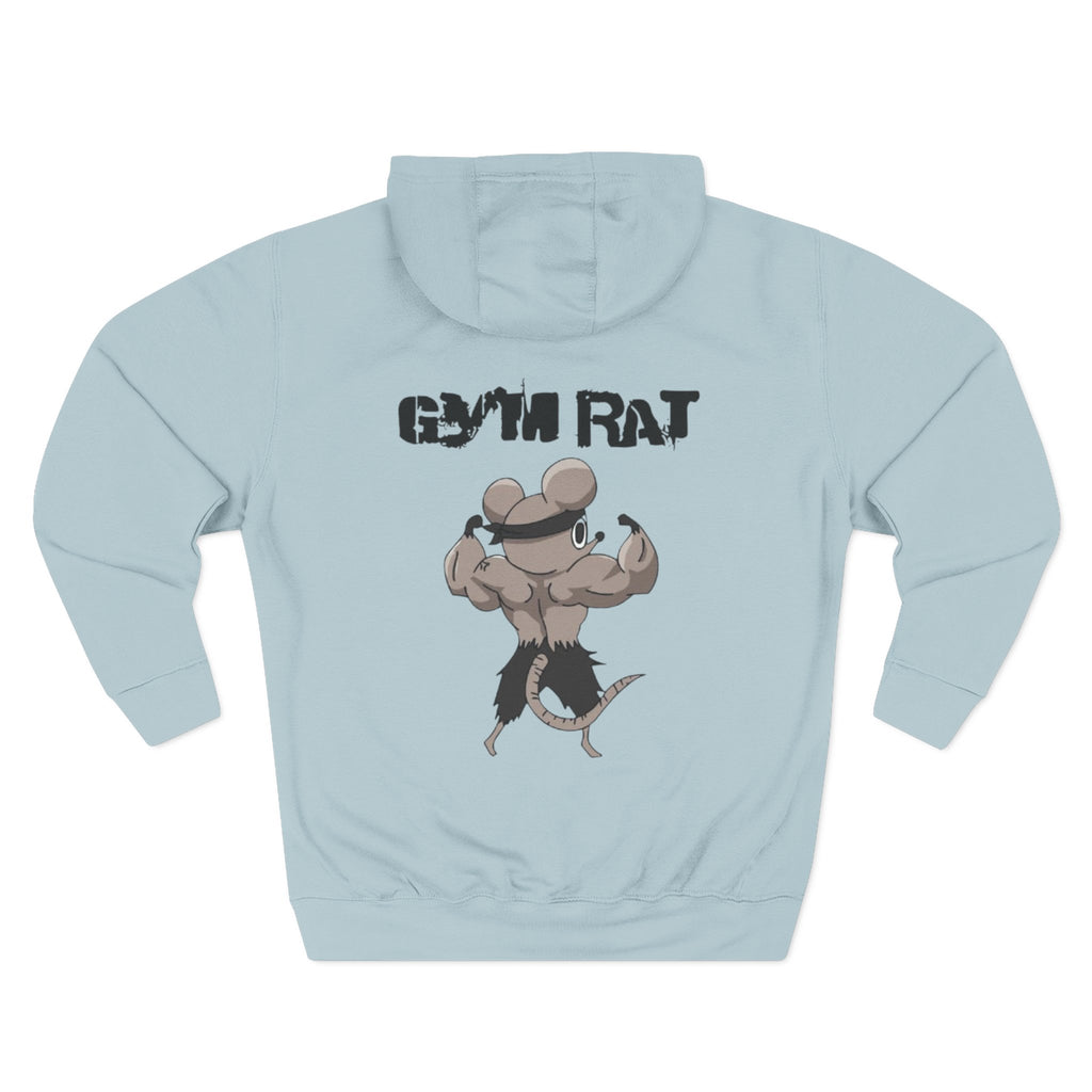 Anime Gym Rats Three-Panel Fleece Hoodie, Finess Body Builder Sweatshirt, Demon Slayer Gym Hoodie, Workout Anime Hoodie, Fitness Anime