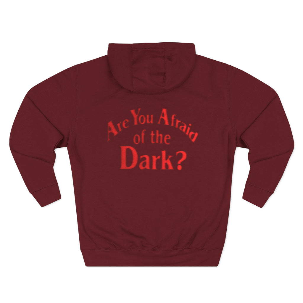 Spooky Graphic Hoodie, Cozy Halloween Sweatshirt, Funny Fleece Pullover, Perfect Gift for Teens, Unique Questioned Apparel