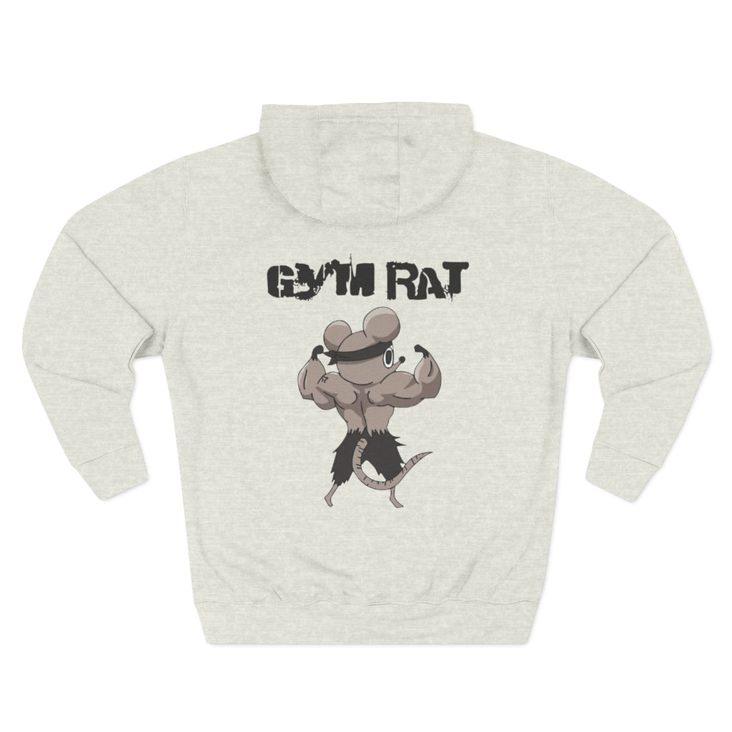 Anime Gym Rats Three-Panel Fleece Hoodie, Finess Body Builder Sweatshirt, Demon Slayer Gym Hoodie, Workout Anime Hoodie, Fitness Anime