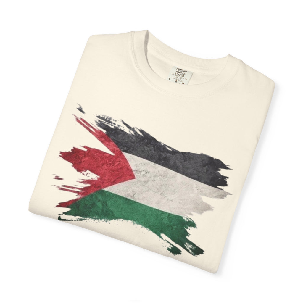 Free Palestine Garment-Dyed Unisex T-Shirt, Casual Wear, Activism Apparel, Gift for Supporters, Vintage Style Tee