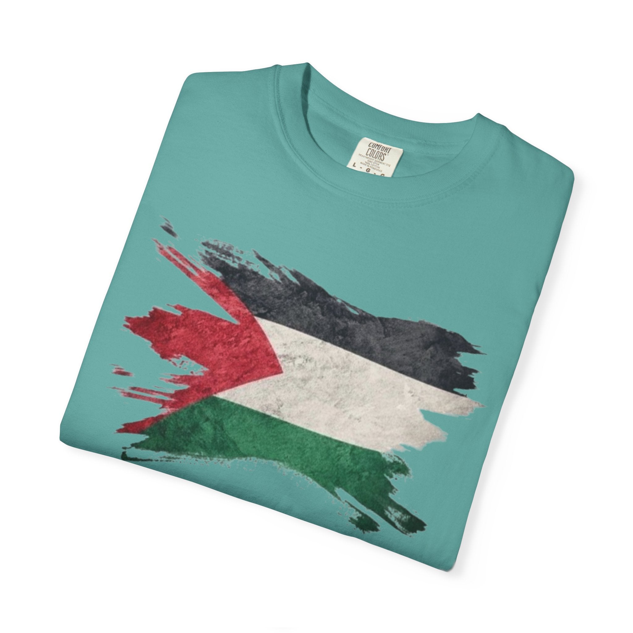 Free Palestine Garment-Dyed Unisex T-Shirt, Casual Wear, Activism Apparel, Gift for Supporters, Vintage Style Tee