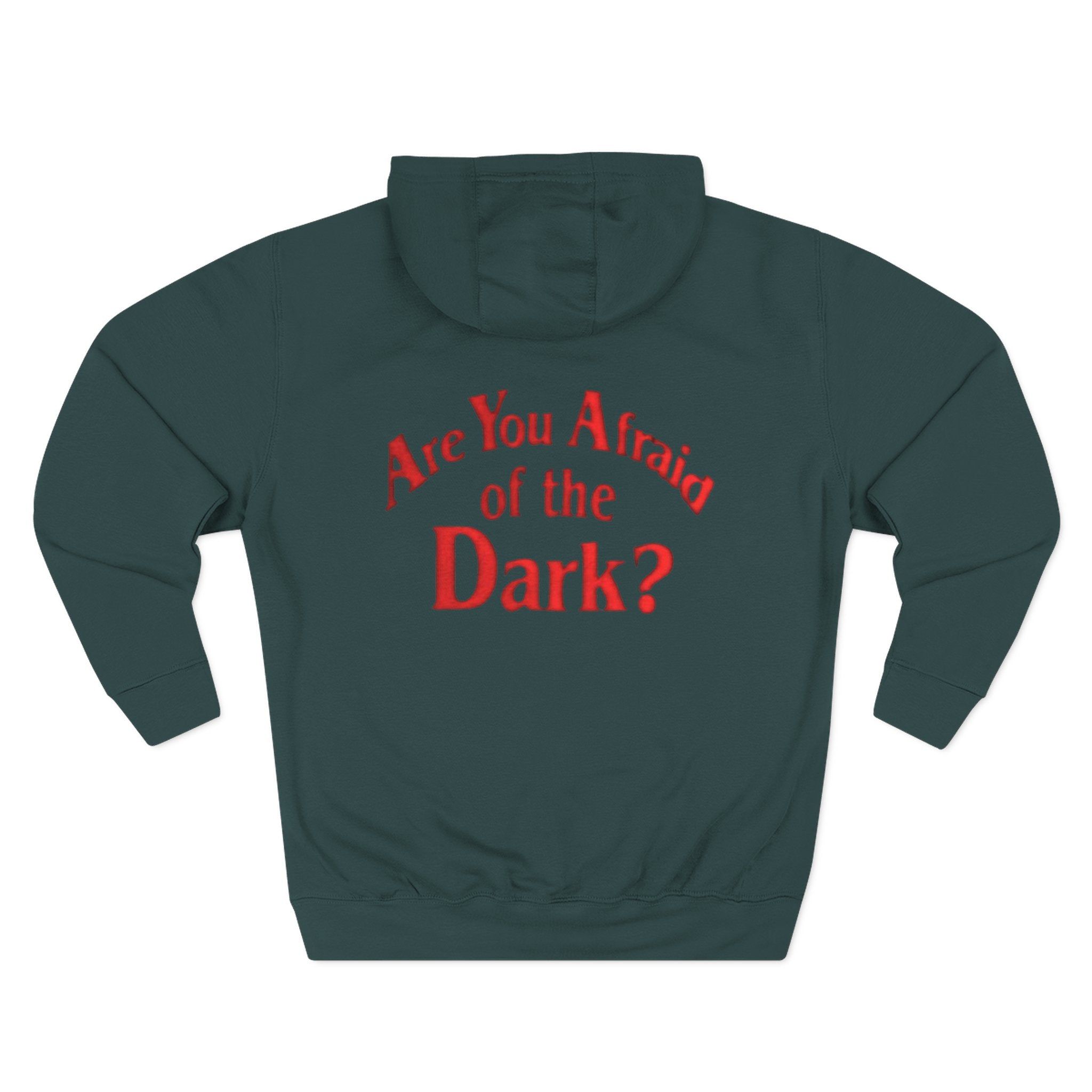 Spooky Graphic Hoodie, Cozy Halloween Sweatshirt, Funny Fleece Pullover, Perfect Gift for Teens, Unique Questioned Apparel