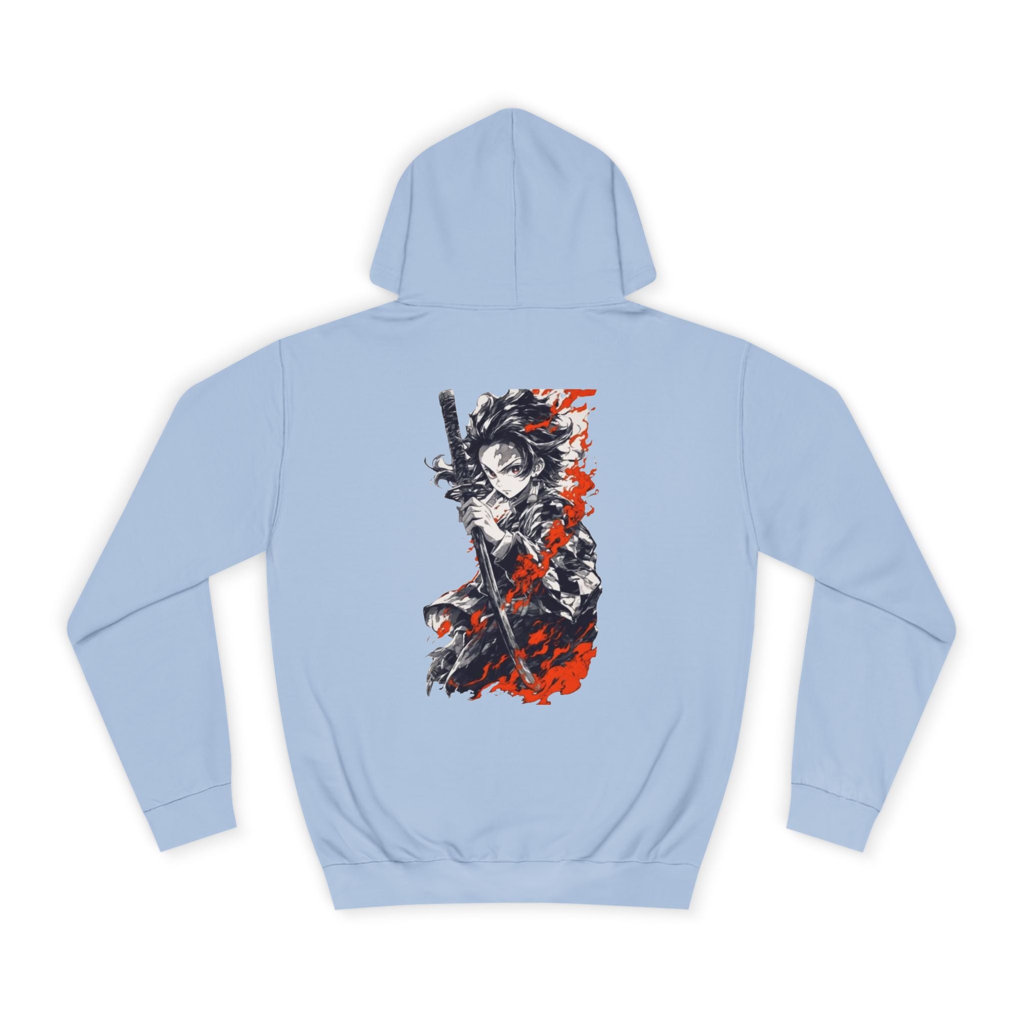 Demon Slayer Anime Gym Unisex Hoodie, Japanese Cartoon Workout Sweatshirt, Cosplay Costume, College Student Gift, Otaku Pullover Jacket